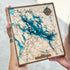 Custom wood wall art of Lake Winnipesaukee, New Hampshire lake decor